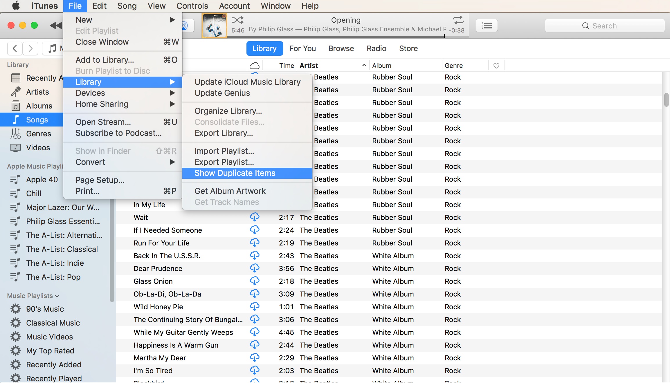 Remove Duplicate Files Using iTunes
