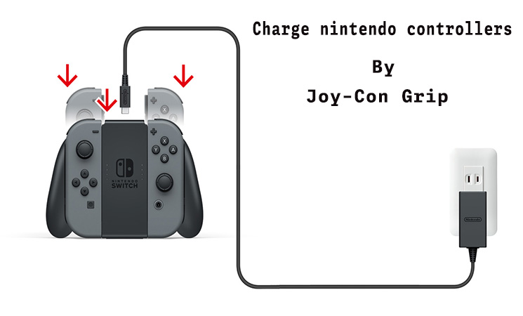 charge your Nintendo Switch controllers directly by purchasing Joy-Con Grip
